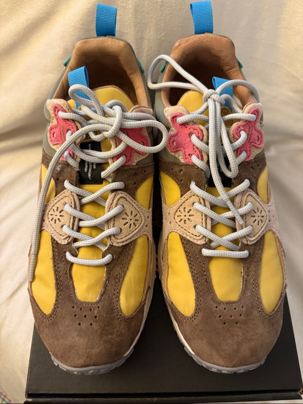 Flower Mountain Wave Woman Sneakers Brown Ochre - Picture 9 of 16
